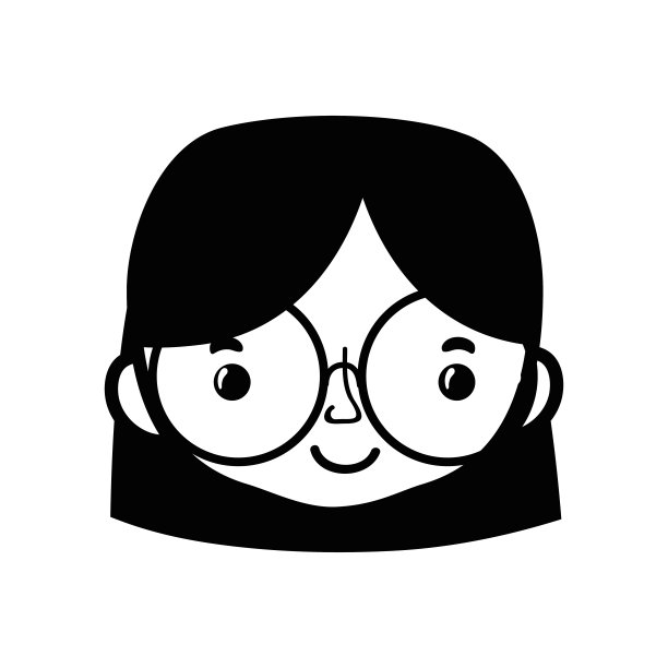 轮廓头像女性头部与发型设计图片下载