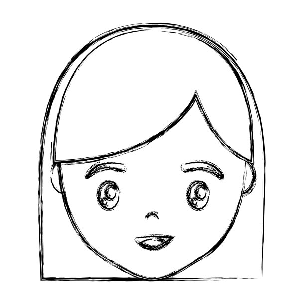 卡通女人图标图片下载