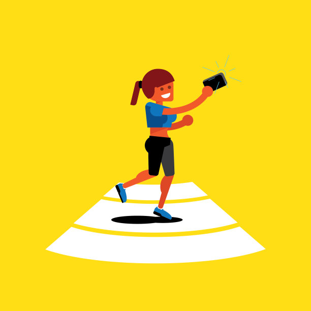 穿着运动服的女人自拍图片下载