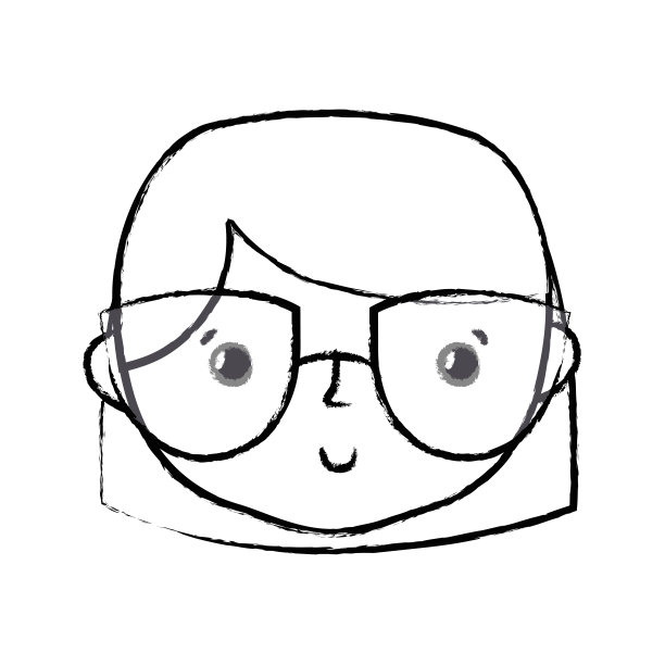 头像女人的头与发型设计图片下载