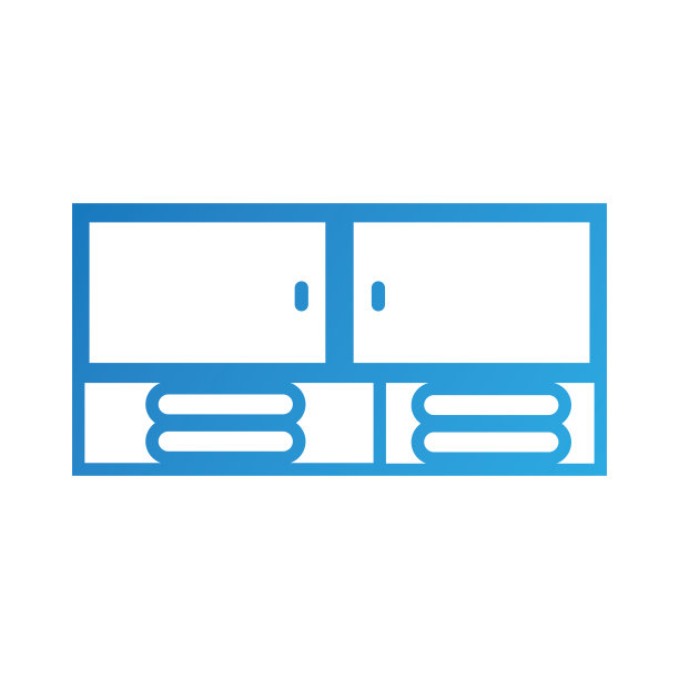 浴室家具组合毛巾干净图片下载