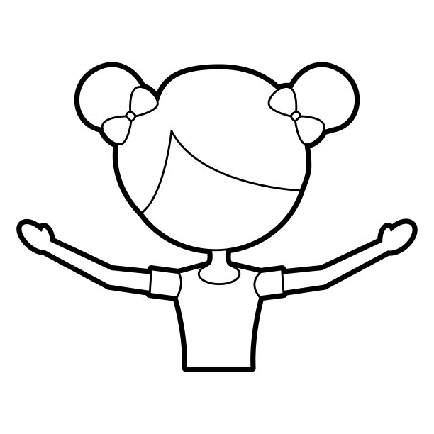 一个可爱的小芭蕾舞演员古典舞蹈服装的肖像图片下载