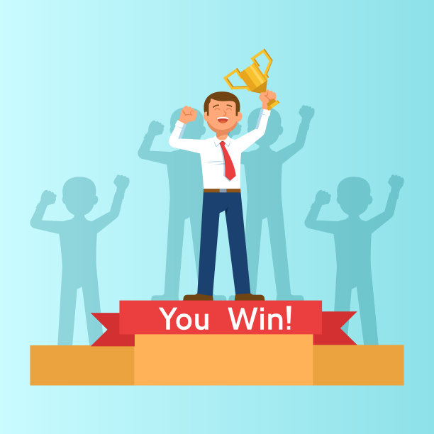 年轻快乐的商人获奖图片下载