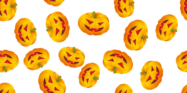 万圣节背景:南瓜图片下载
