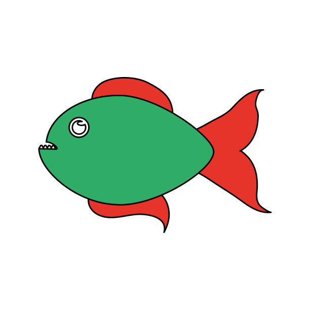 鱼侧视图图标图像图片下载