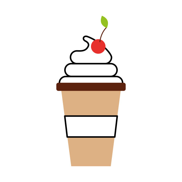 塑料杯奶油水果新鲜饮料图片下载