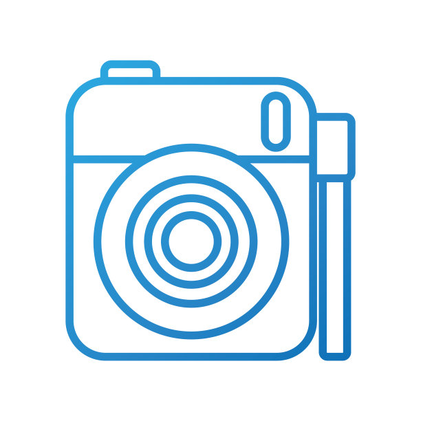 卡通相机镜头闪钮装置图片下载