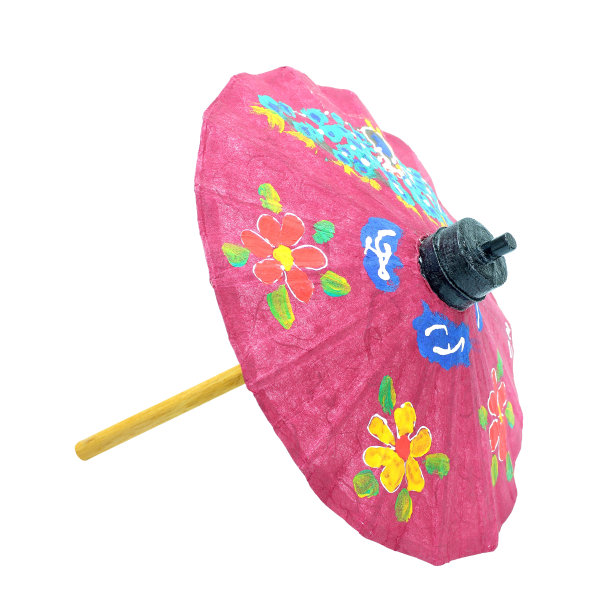 伞纸孤立在白色背景上图片下载