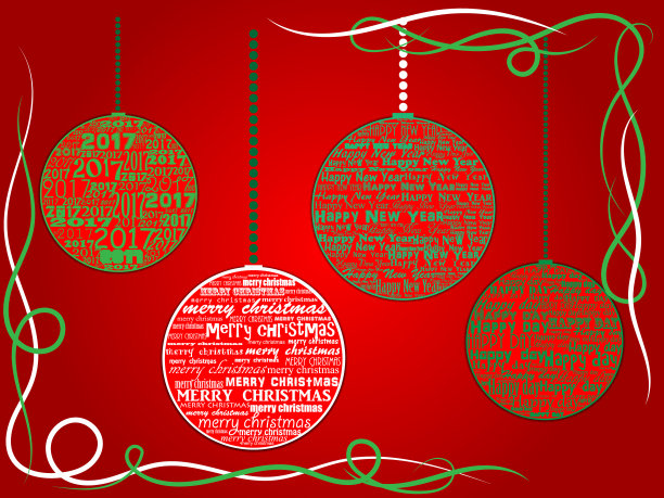 圣诞贺卡。图片下载