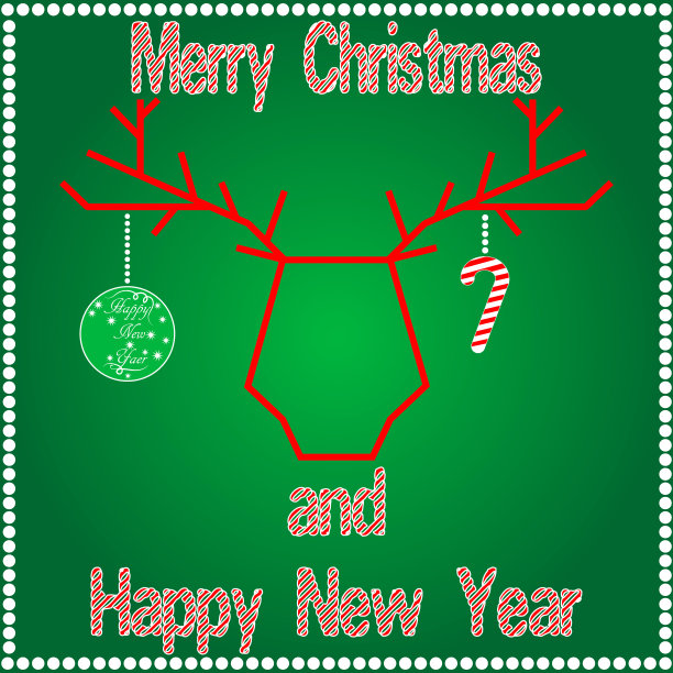 圣诞贺卡。图片下载