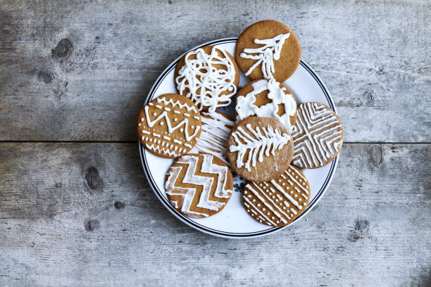 圣诞节自制姜饼素材图片