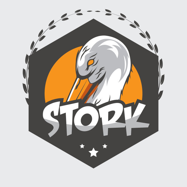 鹳设计模板图片下载