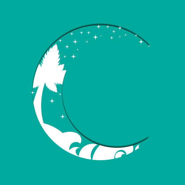 月球。矢量插图。图片下载