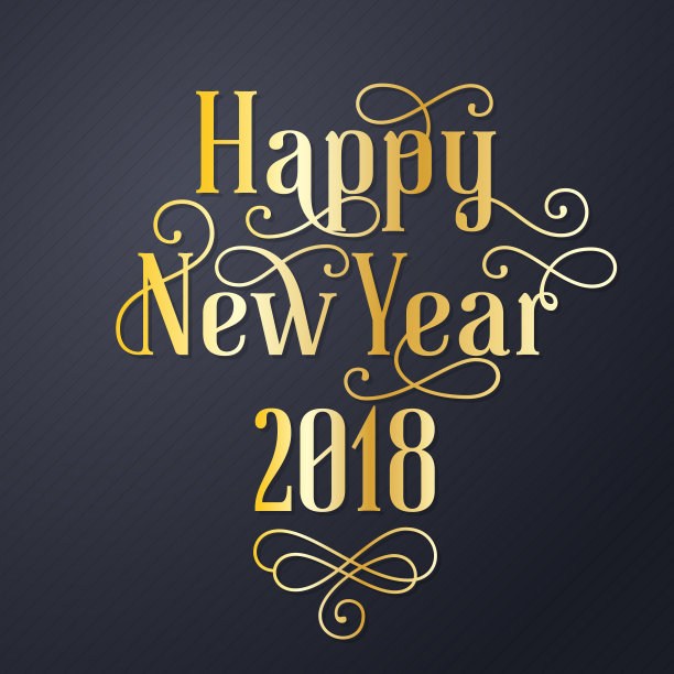 新年快乐背景矢量背景图片下载