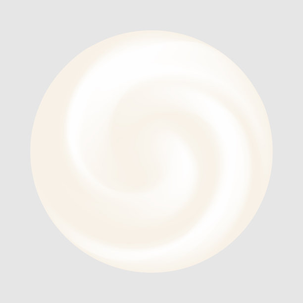 圆圈咖啡泡沫孤立在灰色背景图片下载