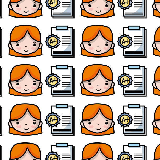 以女学生为背景的学校教育报告图片下载