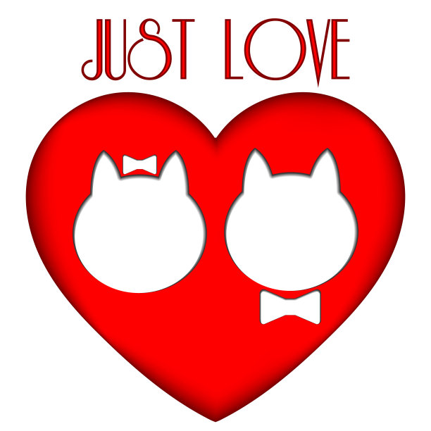 情人节贺卡。图片下载