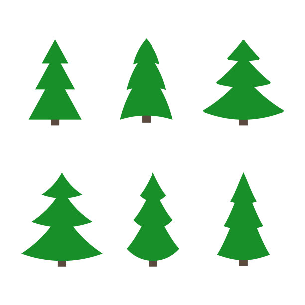 圣诞树集图片下载