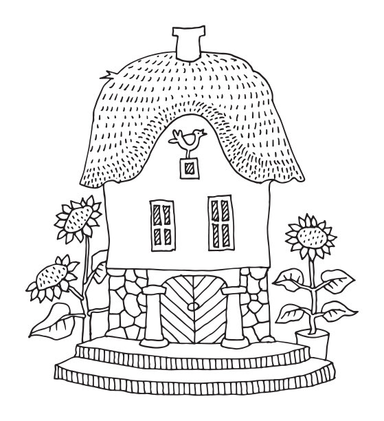 卡通手绘屋图片下载