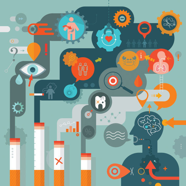 吸烟方成分对健康的影响图片下载