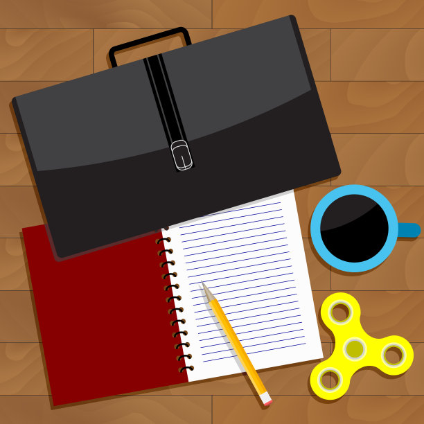 工作业务俯视图图片下载