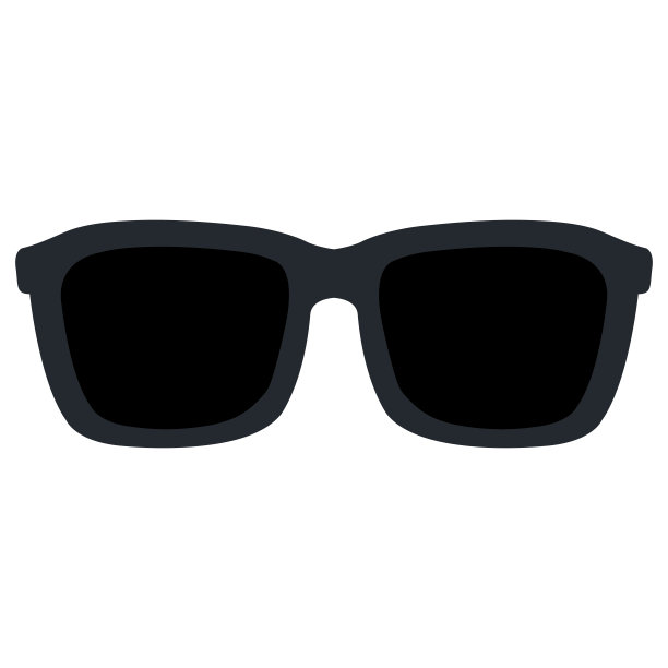 夏日太阳镜孤立图标图片下载