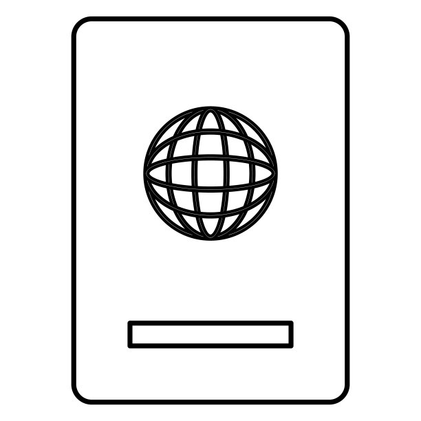 护照文件孤立图标图片下载