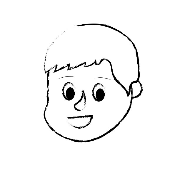 图头像男孩的头与发型设计图片下载