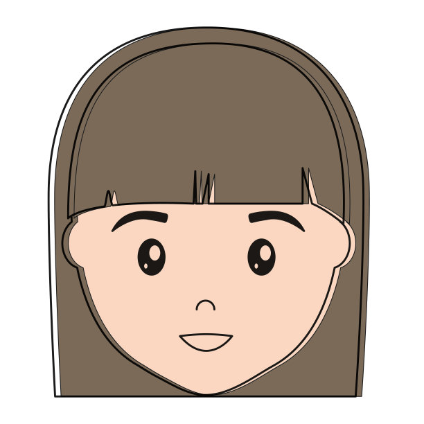 卡通女人图标图片下载