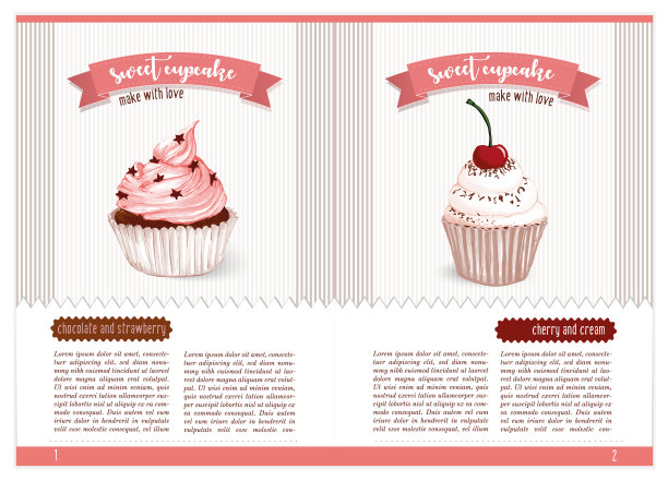 蛋糕小册子图片下载