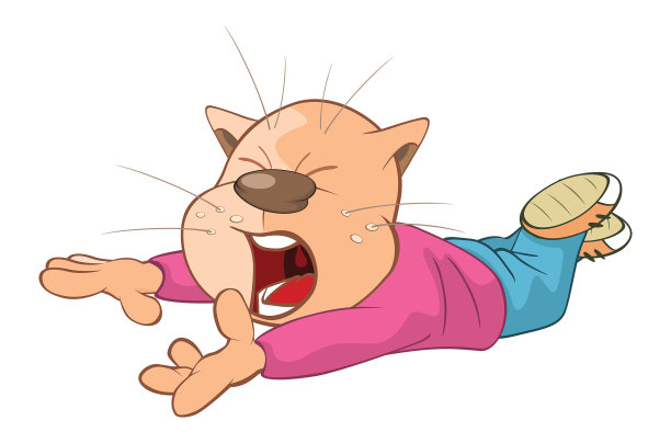 插图可爱的猫卡通人物图片下载