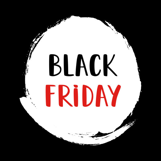 黑色星期五促销标语图片下载