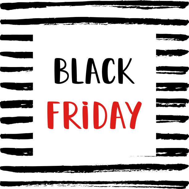 黑色星期五促销标语图片下载