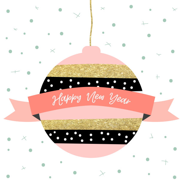 新年贺卡用球图片下载