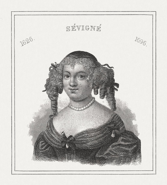 玛丽·德·拉布丁-尚塔尔，塞维尼侯爵(1626-1696)，法国贵族图片下载