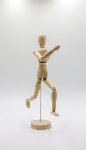 人体模型孤立在白色背景图片下载