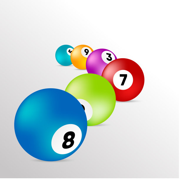 Bingo彩票球号码背景。球彩票游戏。彩票赢家。图片下载