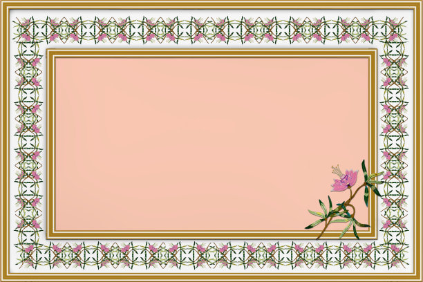 粉红色花朵图案图片下载