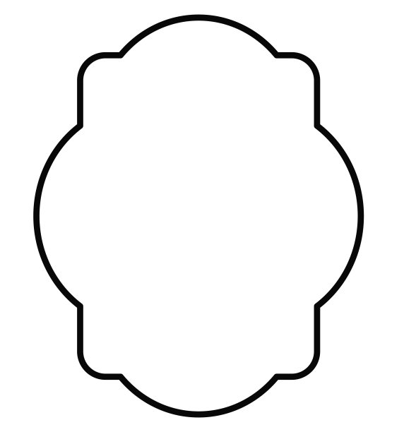 高雅的边框装饰隔离图片下载