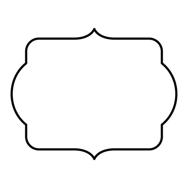 高雅的边框装饰隔离图片下载