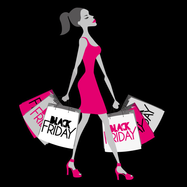 女人黑色星期五图片下载