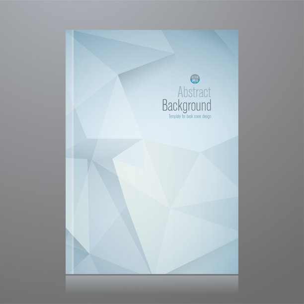 蓝色抽象背景封面设计。图片下载