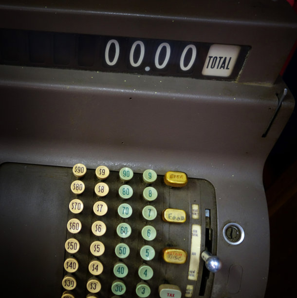 旧式收银机图片下载