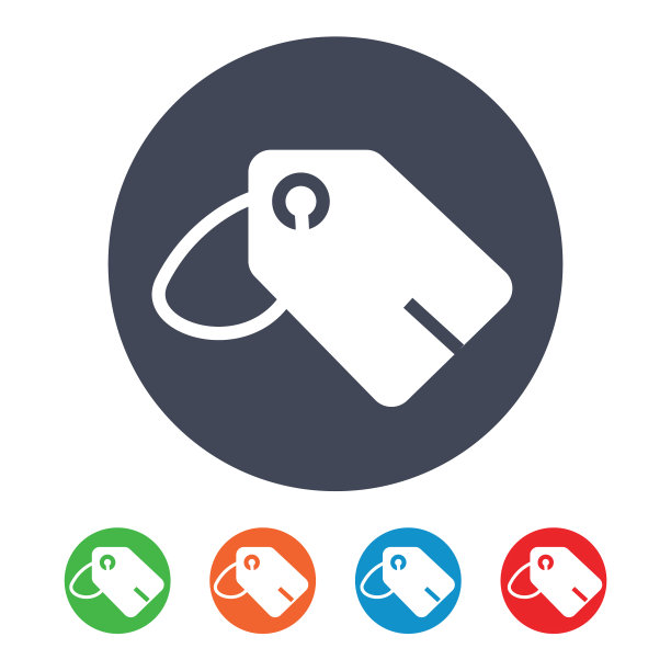 报价标签，红色标签标签空白图片下载