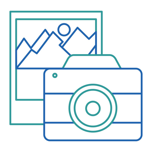 带风景图片的照相机摄影图片下载