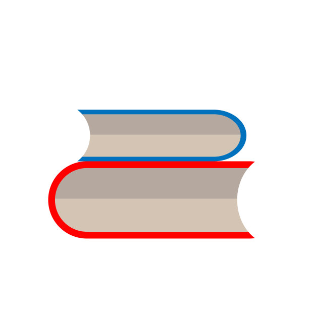 书集矢量在白色的背景图片下载