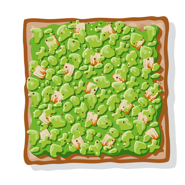 牛油果吐司配焦糖洋葱丁图片下载