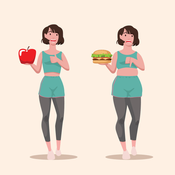 女人的食物生活方式图片下载