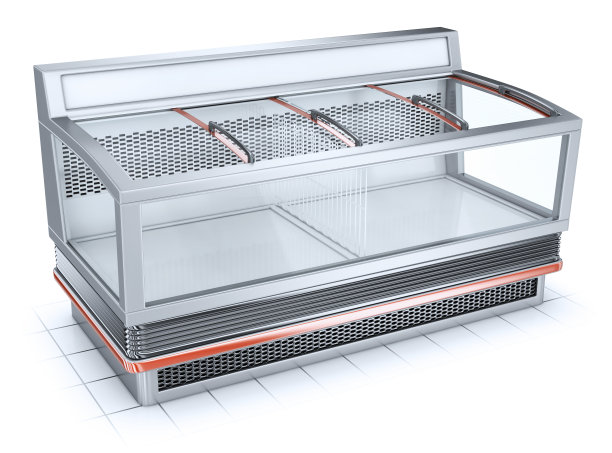 阀盖玻璃陈列柜冰柜。图片下载