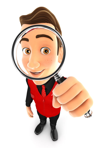 3d卖家看一个放大镜图片下载
